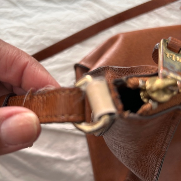 Lauren Ralph Lauren Large zipper Tote, caramel brown - Picture 10 of 16